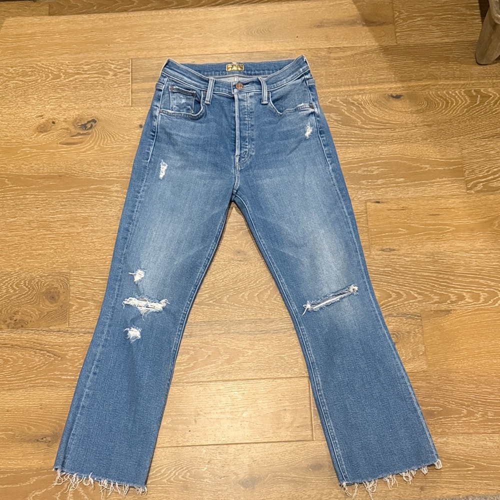 MOTHER | The Triller Ankle Fray Size 25